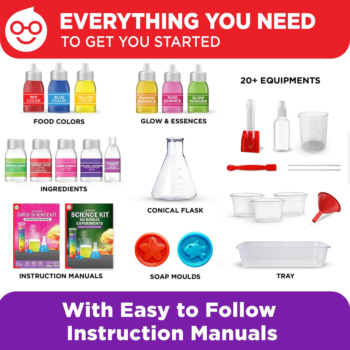 Doctor Jupiter Girls' Science Kit makes a thoughtful gift for curious ages 8-12.