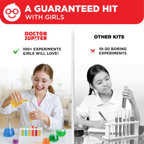 Doctor Jupiter bonding activity encourages parent-child science explorations.