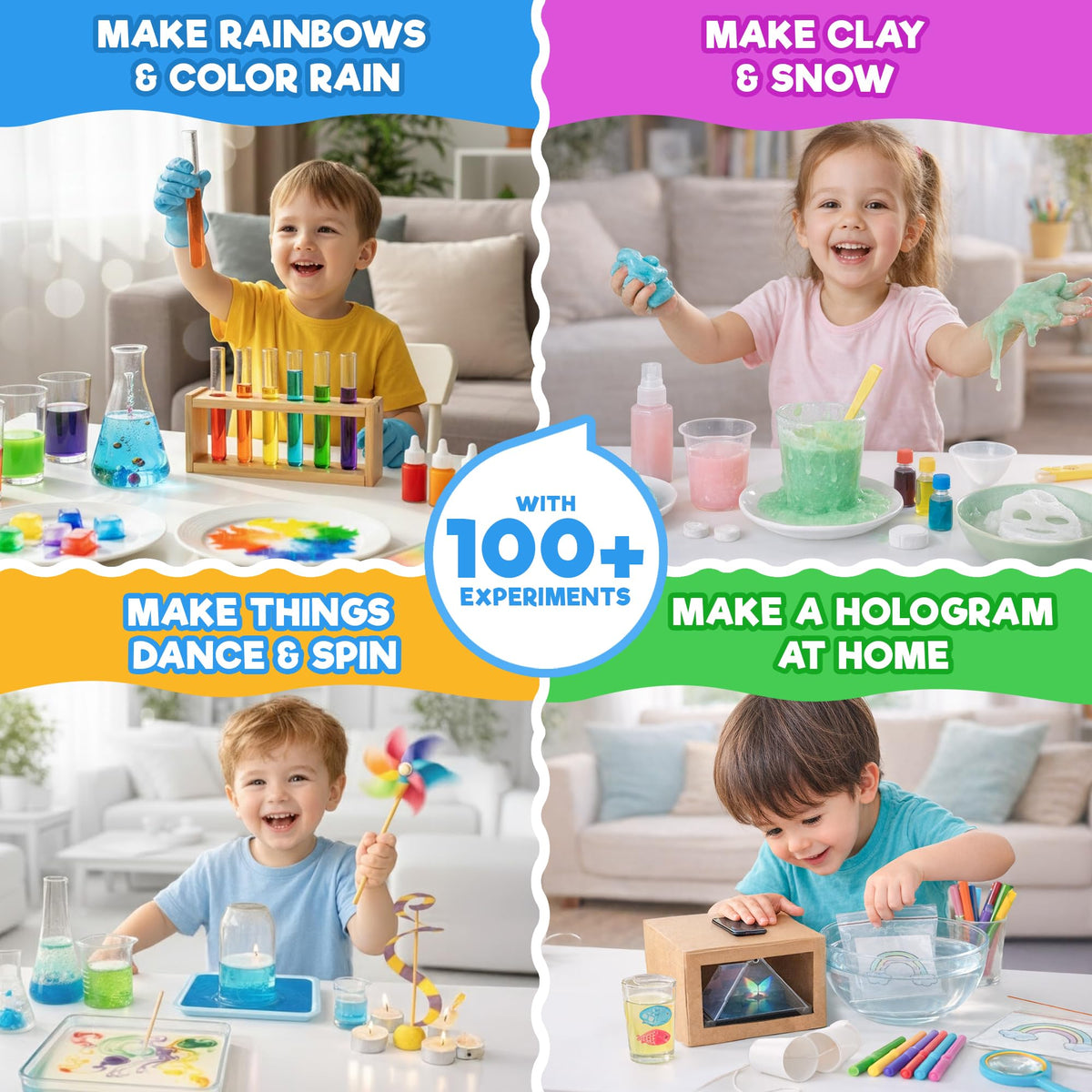 Doctor Jupiter Preschool Science Kit bubbles activity demonstrating fizz and cause and effect