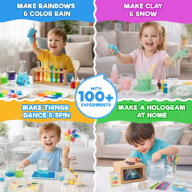 Doctor Jupiter Preschool Science Kit bubbles activity demonstrating fizz and cause and effect
