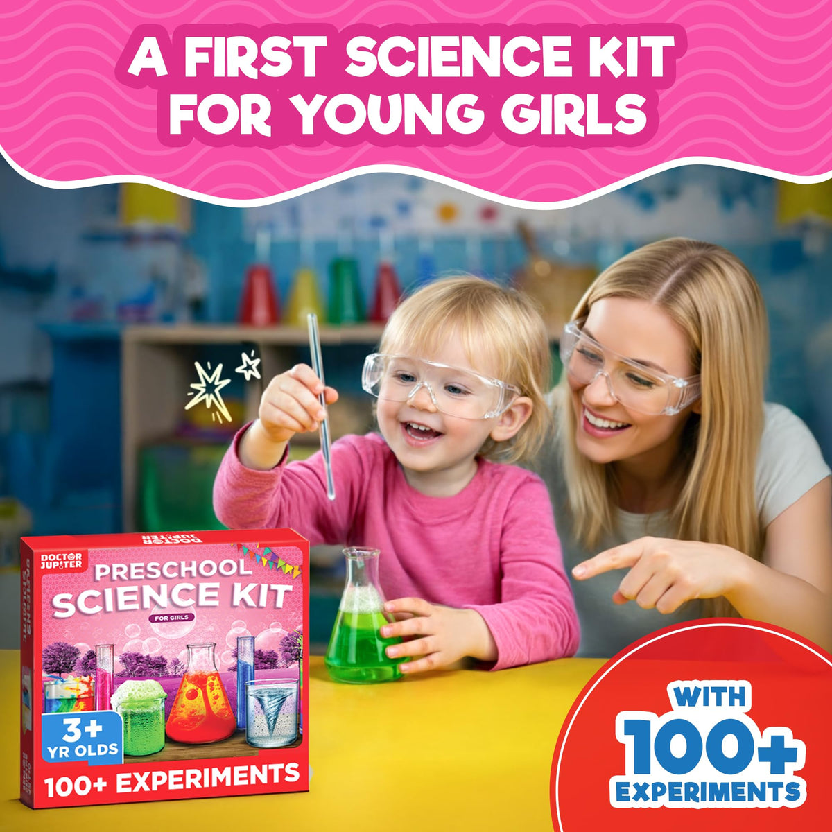 Doctor Jupiter bubbles activity boosts sensory learning during play.