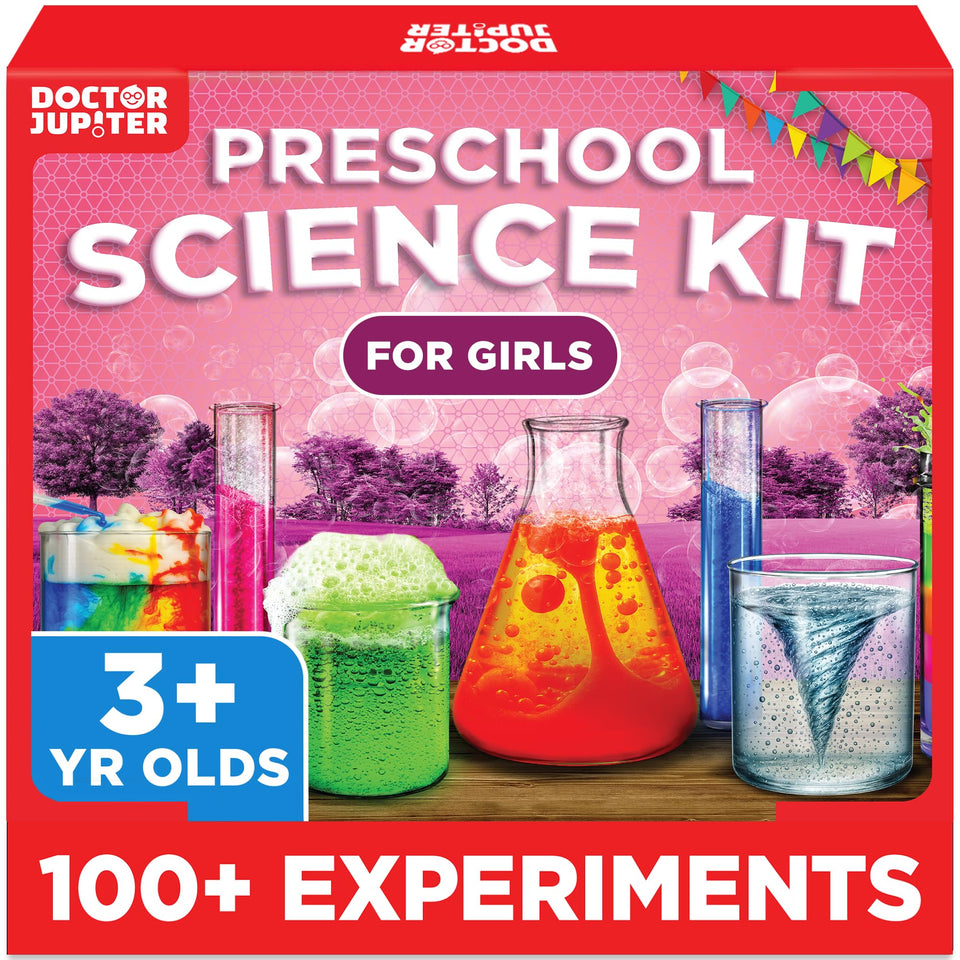 Doctor Jupiter color-mixing activity sparks curiosity in preschool science.