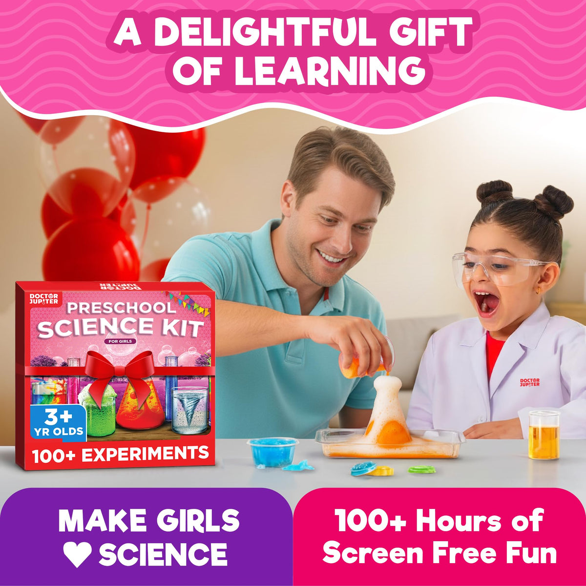 Doctor Jupiter gift packaging makes science a thoughtful present.