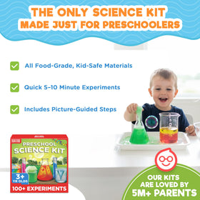 Doctor Jupiter Preschool Science Kit illustrated instructions page for easy use