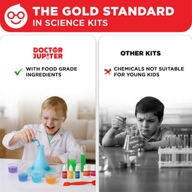 Doctor Jupiter safety standard label confirms ASTM compliance for peace of mind