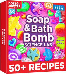 Doctor Jupiter soap-bath-bomb kit unboxing for kids fuels creative science play.