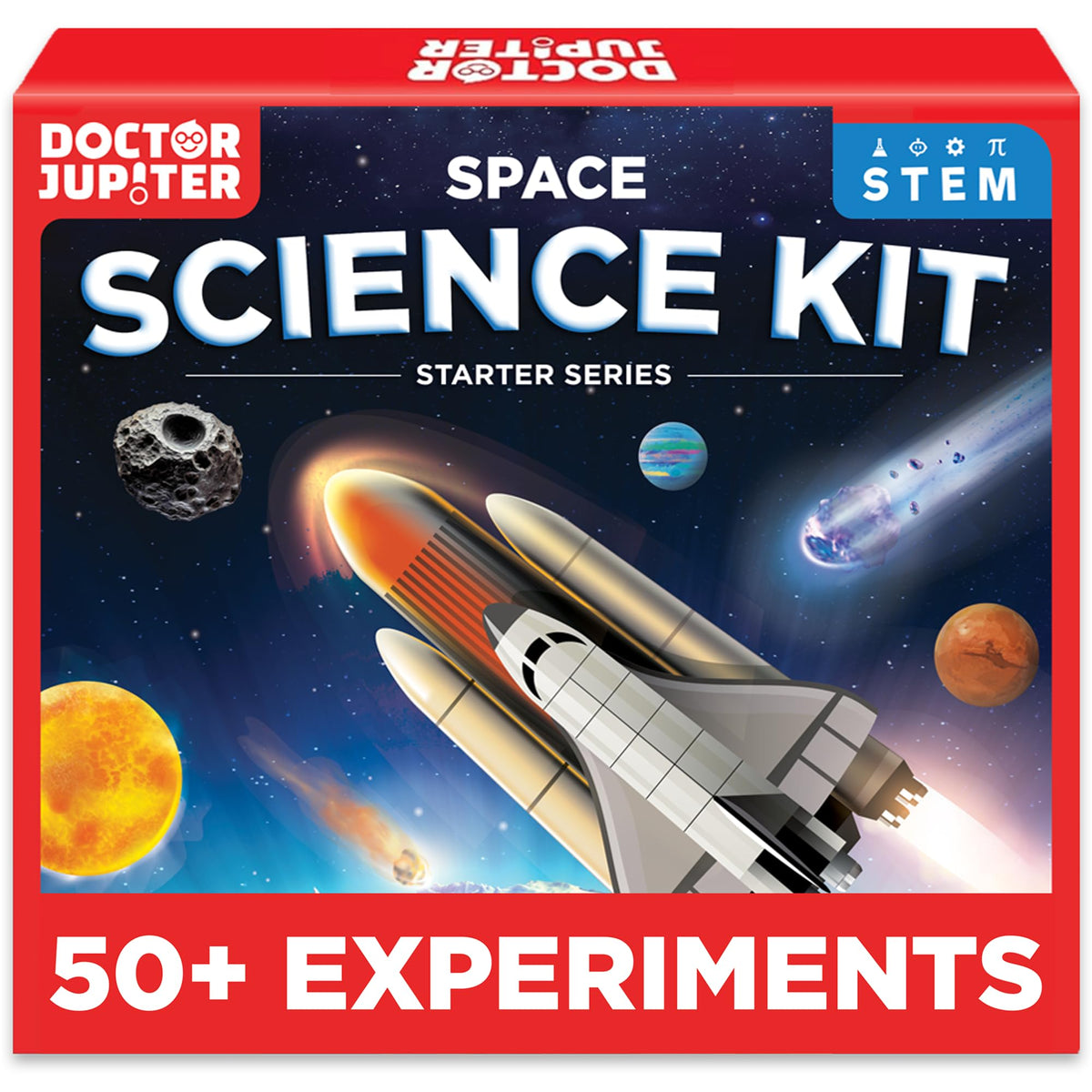 Doctor Jupiter Space Science Toy rocket launch activity for hands-on learning