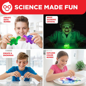 Doctor Jupiter Super Science Kit colorful waterfalls reveal vibrant color changes.