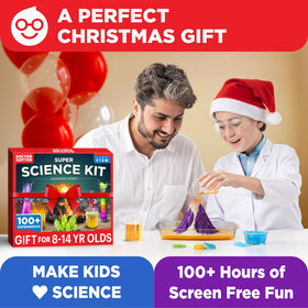 Doctor Jupiter Super Science Kit hundred-plus experiments provide hours of educational fun.