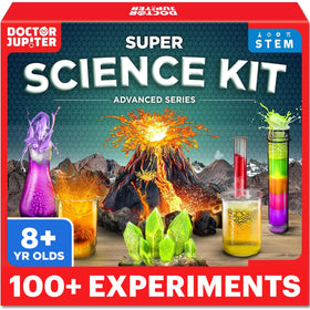 Doctor Jupiter Super Science Kit volcano eruption demonstrates exciting science at home.