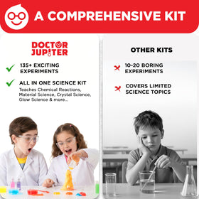 Doctor Jupiter Ultimate Science Kit instruction-guide with illustrated steps