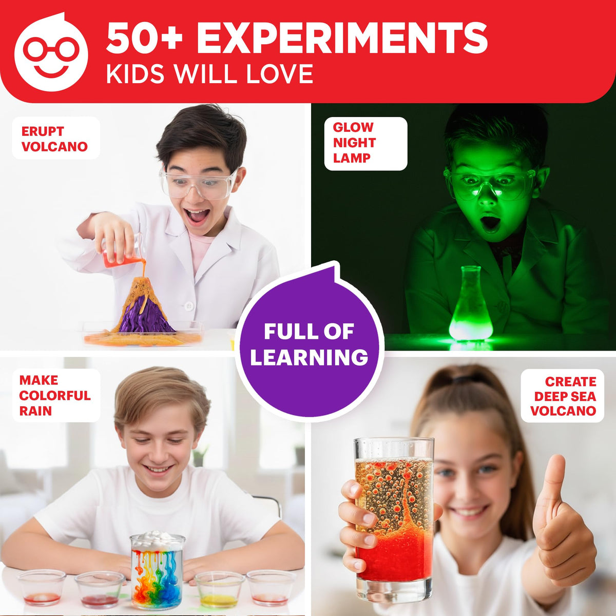 Doctor Jupiter Ultimate Science Kit kids explore experiments at a well-organized station