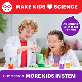Doctor Jupiter Ultimate Science Kit setup scene demonstrates easy-to-follow steps
