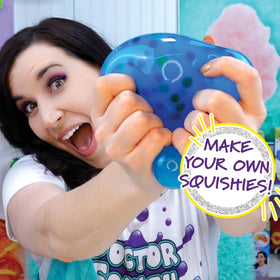 Doctor Squish glitter station highlights sparkly decorations for squishies