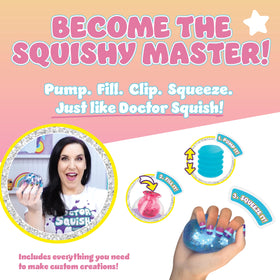 Doctor Squish Mini Squishy Maker DIY kit fosters hands-on creativity.