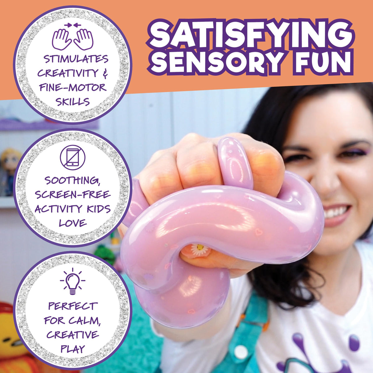 Doctor Squish refill set supports colorful squishy design sessions