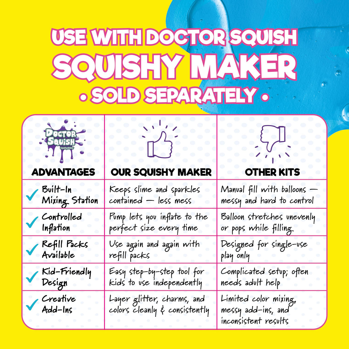 Doctor Squish sensory play with balloons and clips inspires tactile exploration
