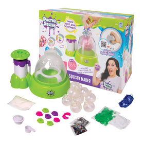 Doctor Squish Squishy Maker Station kit shows all-in-one tools for kids' crafting fun.