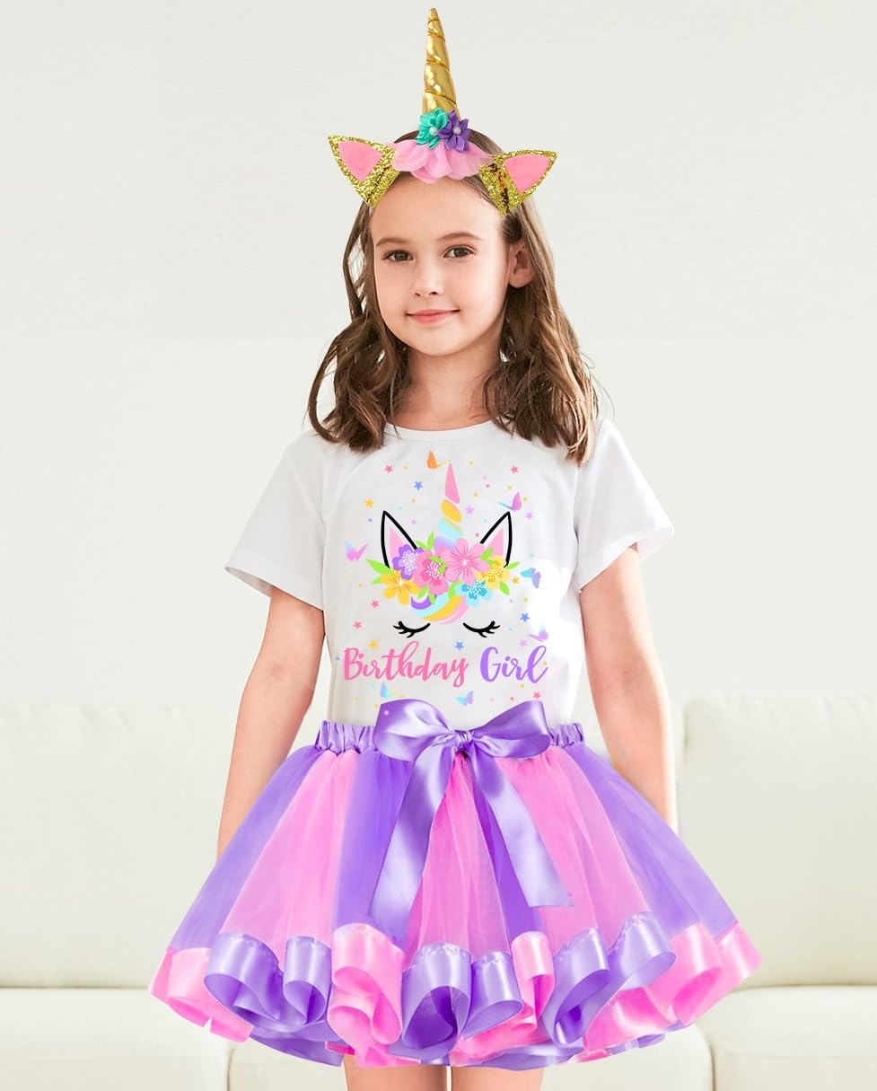 Doctor Unicorn unicorn T-shirt with birthday design for playful photos