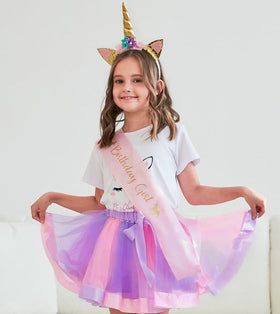 Doctor Unicorn unicorn t-shirt—bright design for festive party photos.