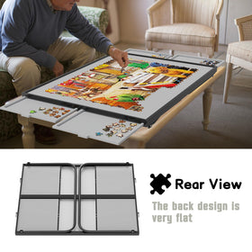 Doerpuz puzzle table height 15.35 inches ideal for comfortable seating