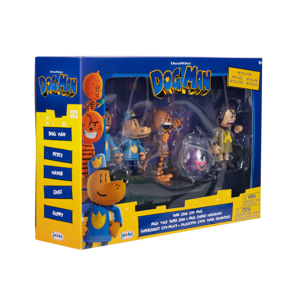 Dog Man Wave 3 pack assembled figures ready for adventures