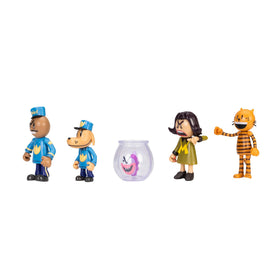 Dog Man Wave 3 pack packaging display for shelves