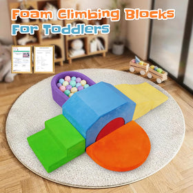 Close-up of soft edges on Dogern climbing blocks for gentle bumps.