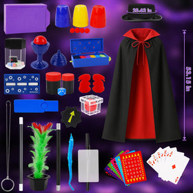 Dogern magician costume included for immersive role-play during family games