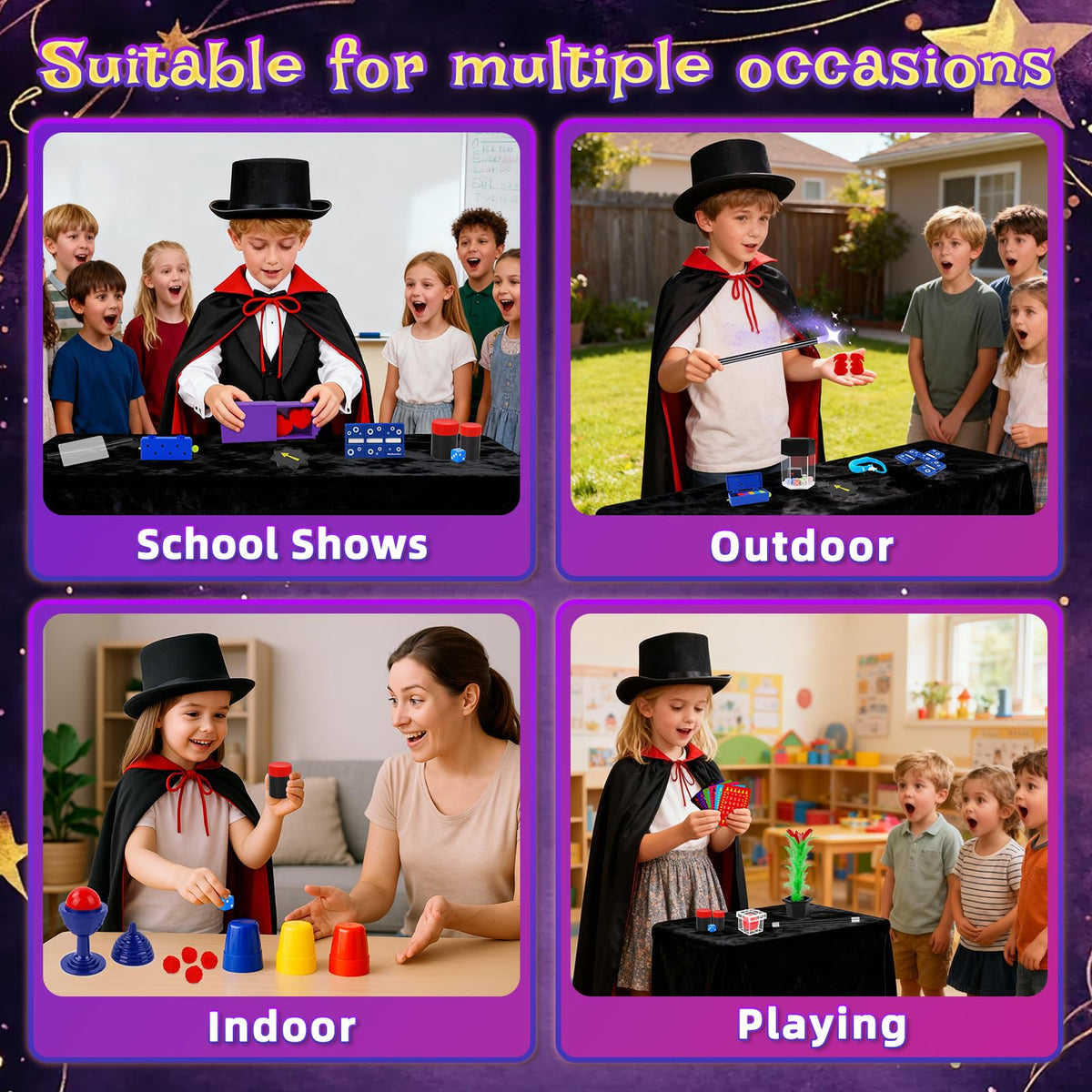 Dogern safety-first props with rounded edges for worry-free play