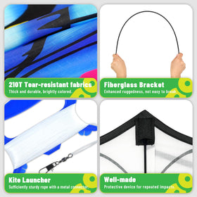 Doinfly butterfly kite beach-use, enjoyable at the beach or park