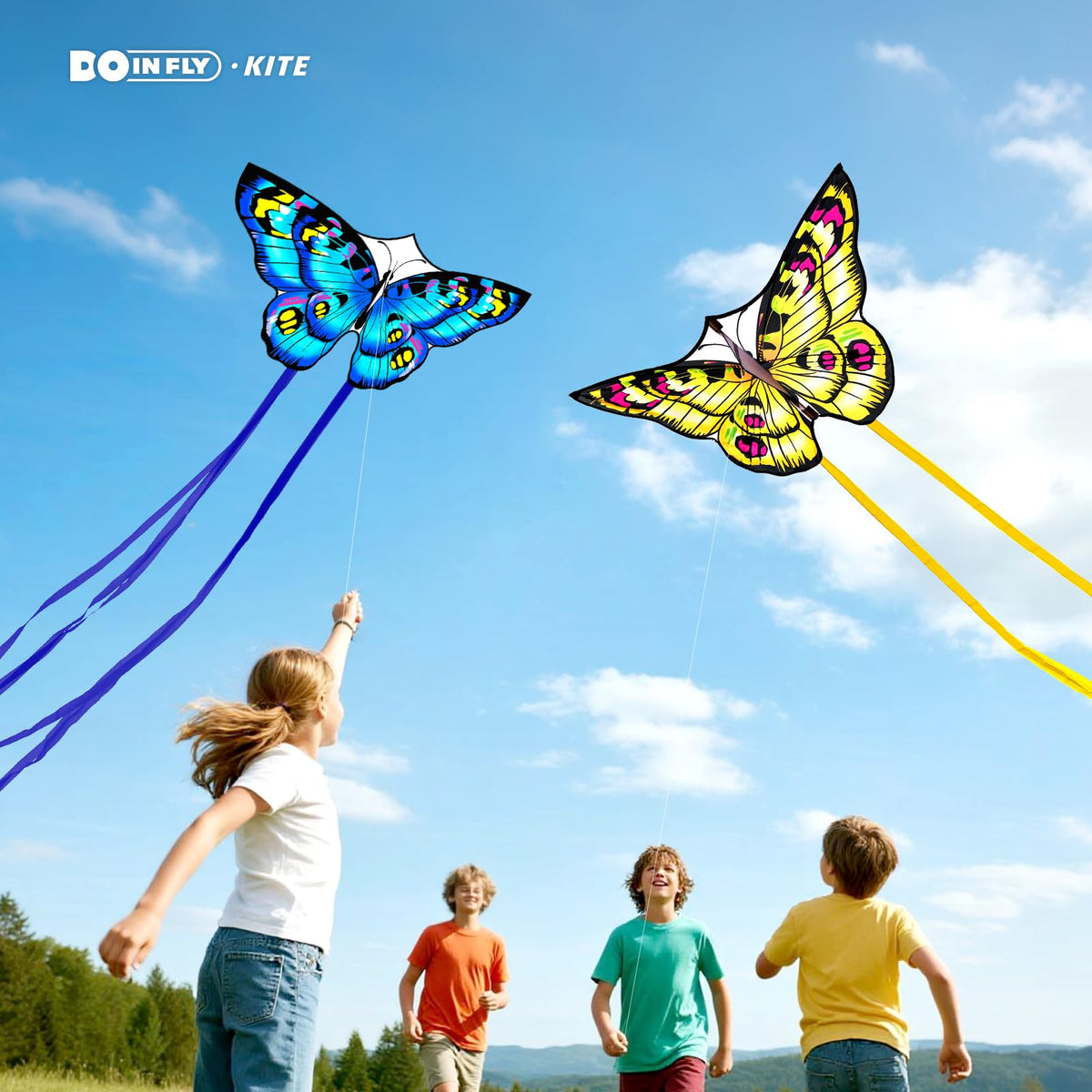 Doinfly butterfly kite durable materials, long-lasting outdoor fun