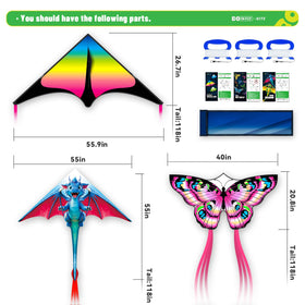 Doinfly Kite Set promotes shared outdoor fun for kids and parents.