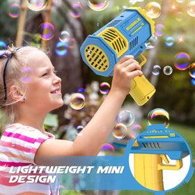Dolanus 40-hole LED bubble machine design adds visual appeal.