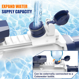 Dolanus electric water gun at beach or pool for sunny play