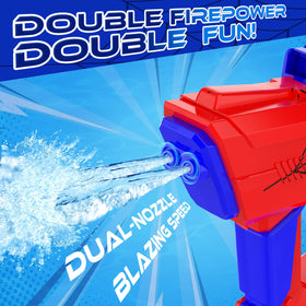 Dolanus electric water gun dual-nozzle action for rapid shots