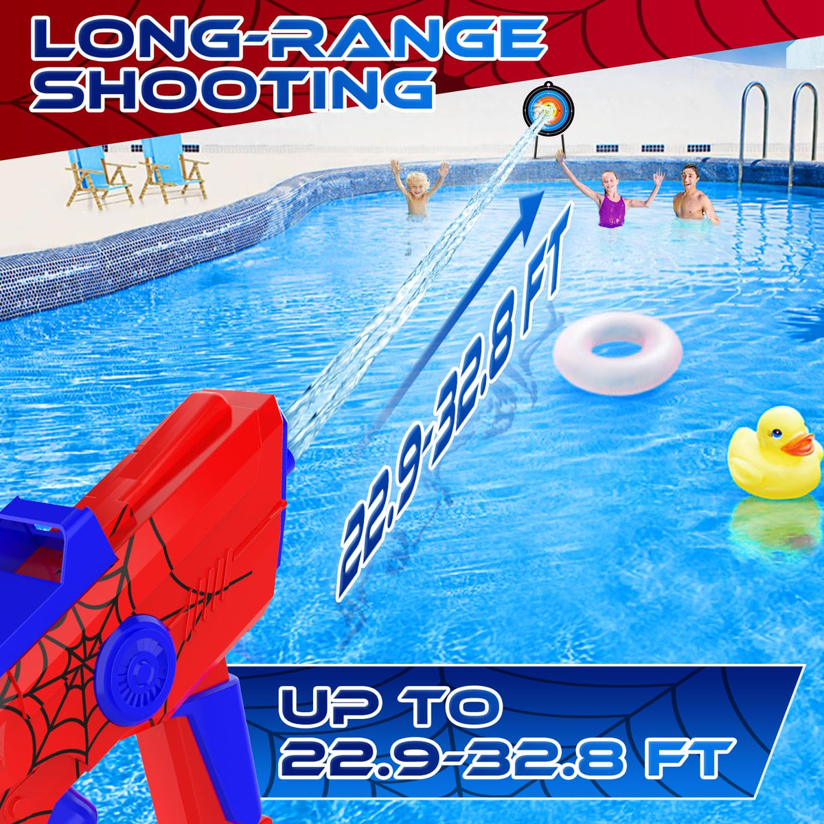 Dolanus electric water gun leakproof design keeps play clean
