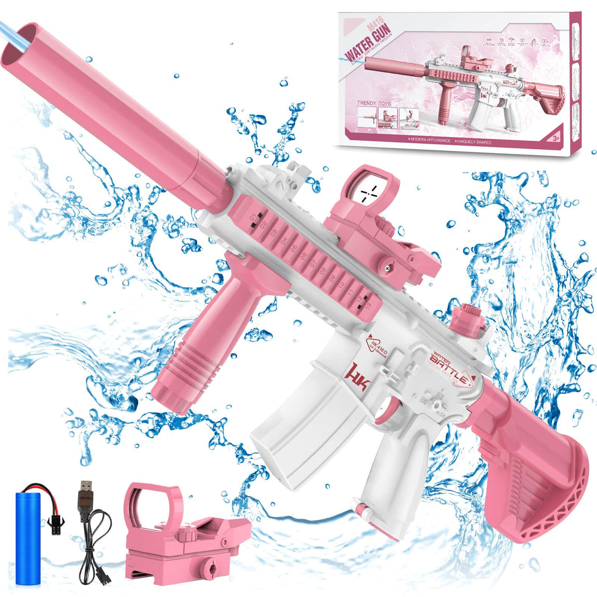 Dolanus electric water gun rapid fire for thrilling outdoor battles.
