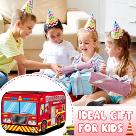 Dolanus Fire Truck Play Tent makes a thoughtful birthday or holiday gift