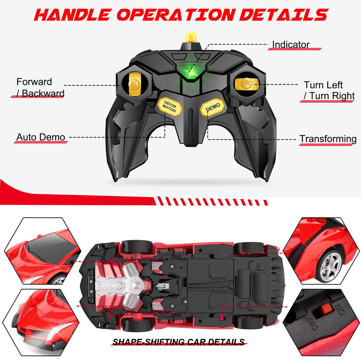 Dolanus versatile RC car for indoor and outdoor play environments