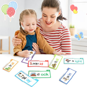 Dolanus kids-activity cards foster hands-on reading and speech development during play.
