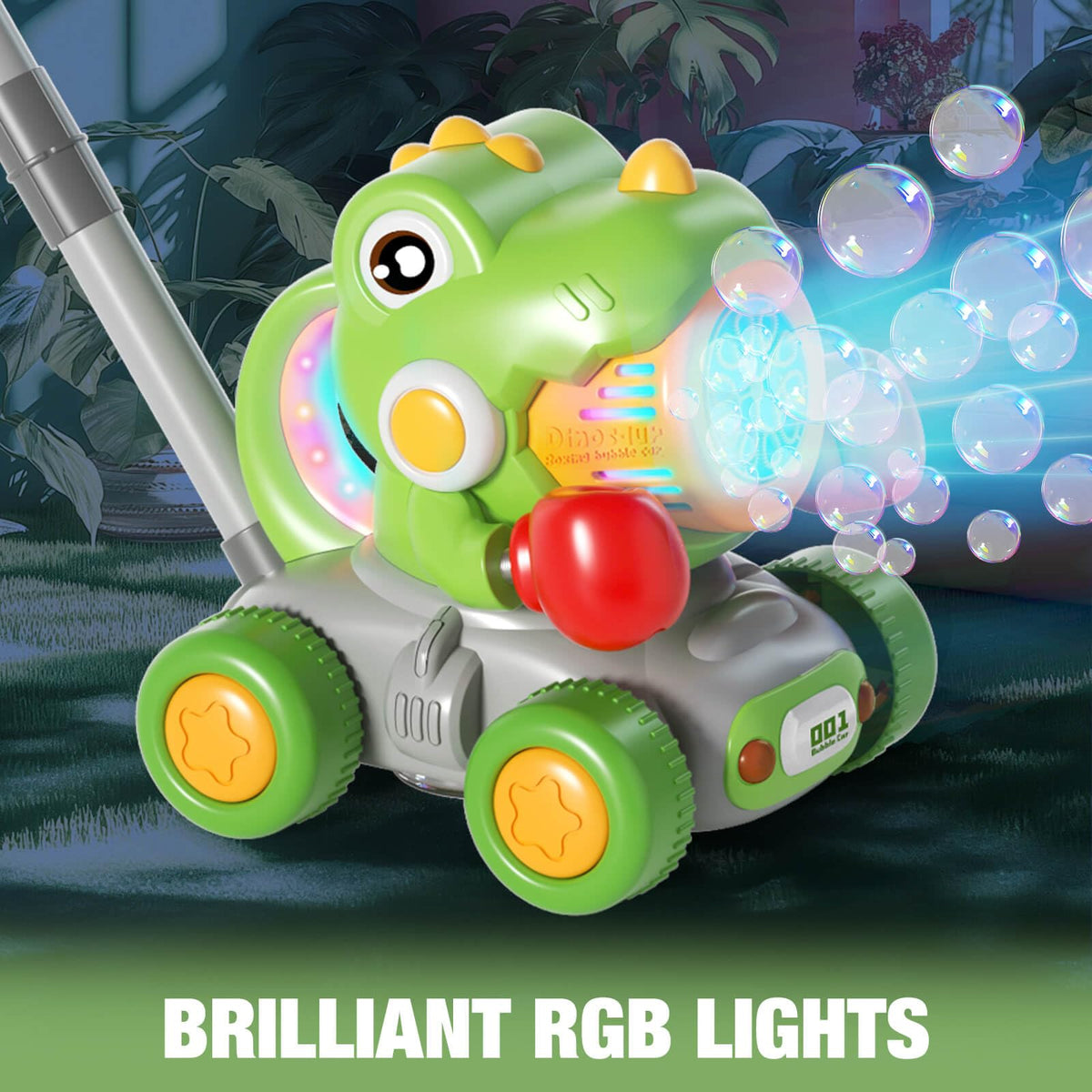 Dolanus lawn mower bubble toy adds playful yard chores and delightful bubble bursts.