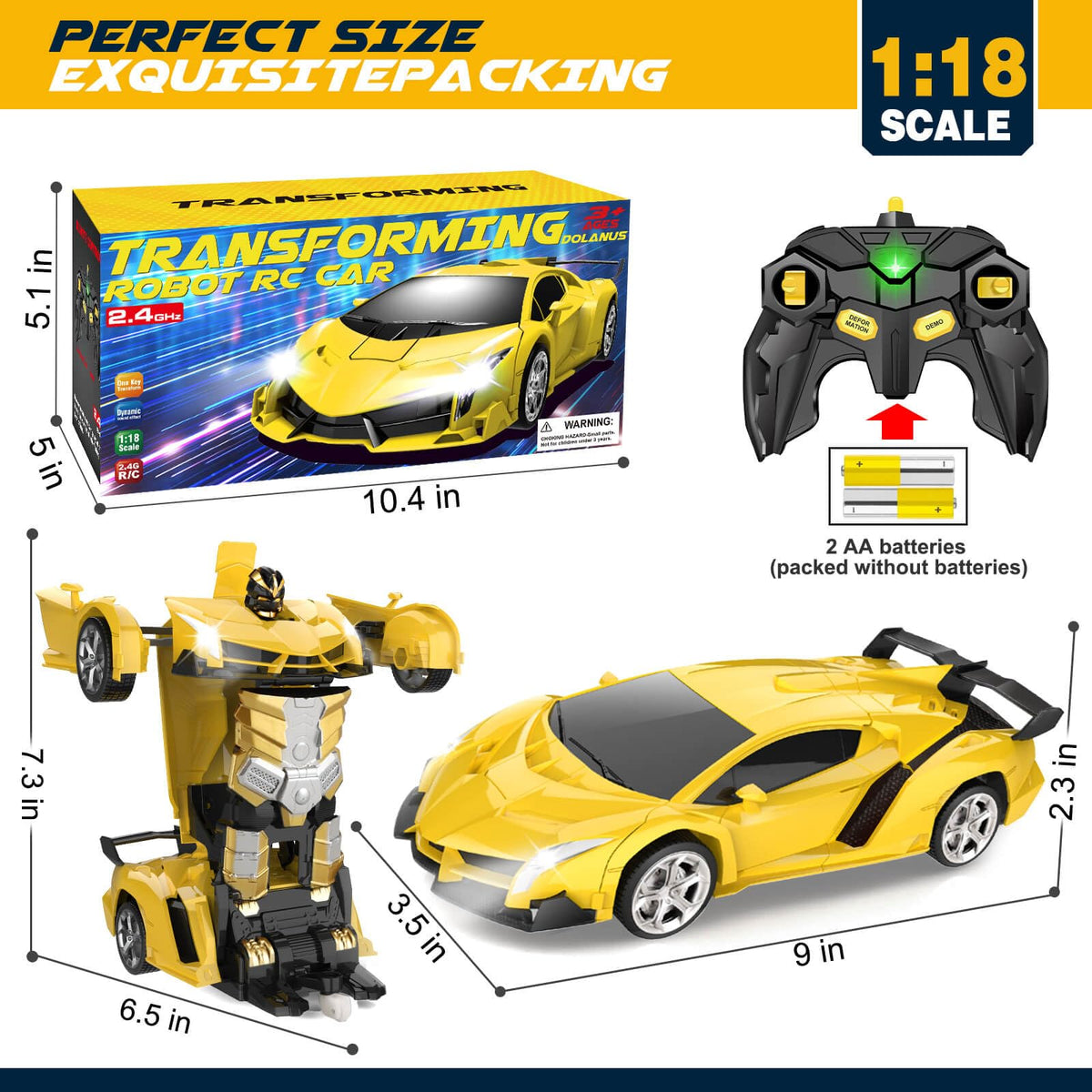 Dolanus remote control car makes a great birthday or holiday gift