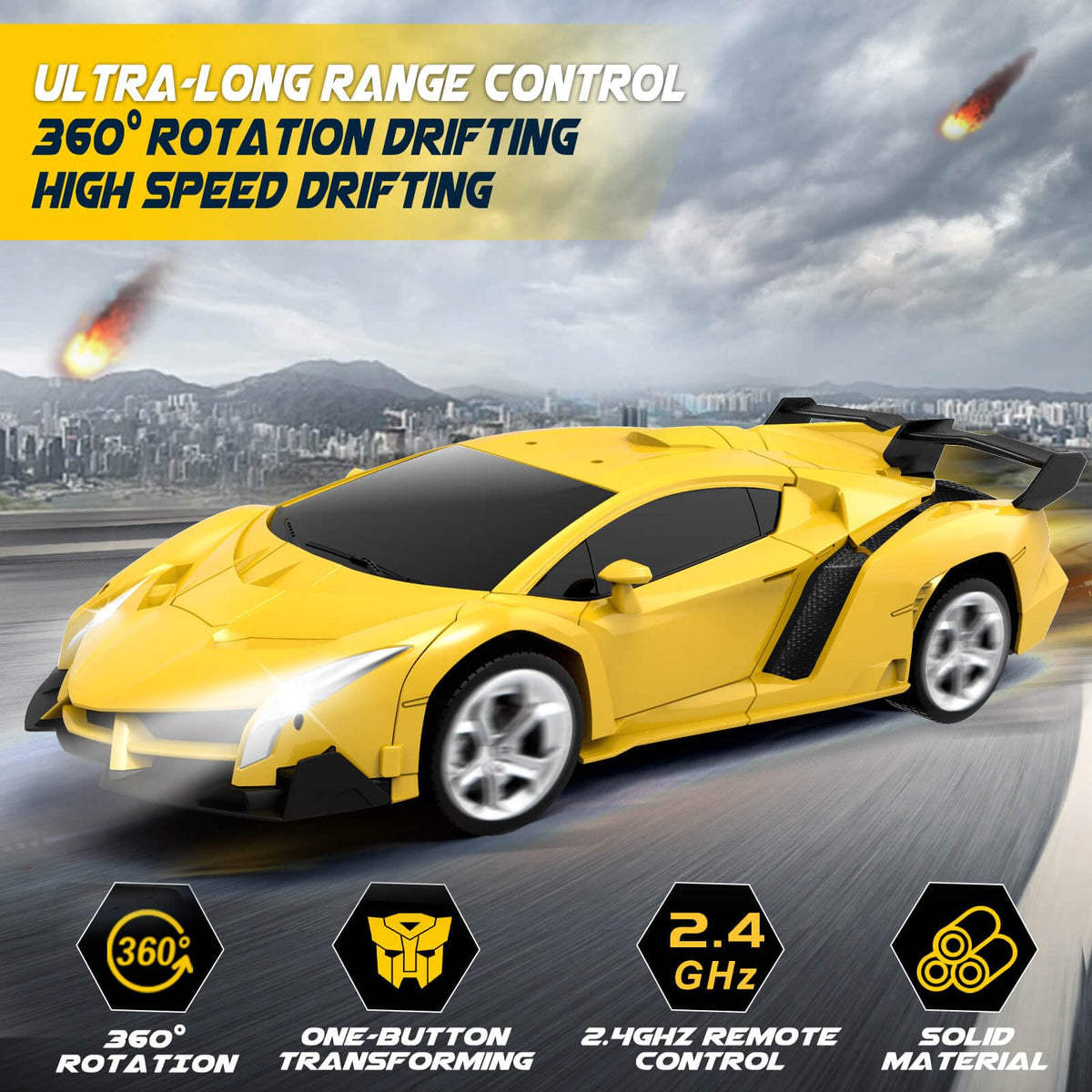 Dolanus remote-control car robot mode encourages imaginative role-play