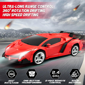 Dolanus transforming RC car in robot transformation mode for imaginative play
