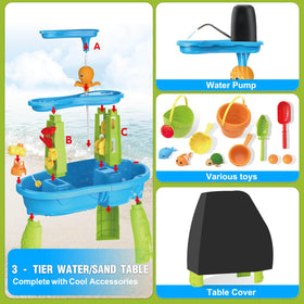 Dolanus rechargeable water suction device keeps water flowing during playtime.