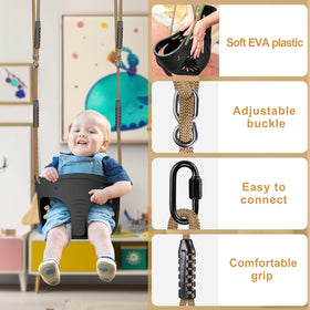 Dolibest adjustable rope swing length adaptable to your space