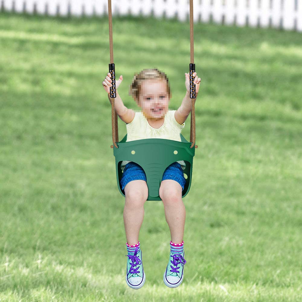 Dolibest soft EVA plastic seat provides comfortable, protective seating for young riders.