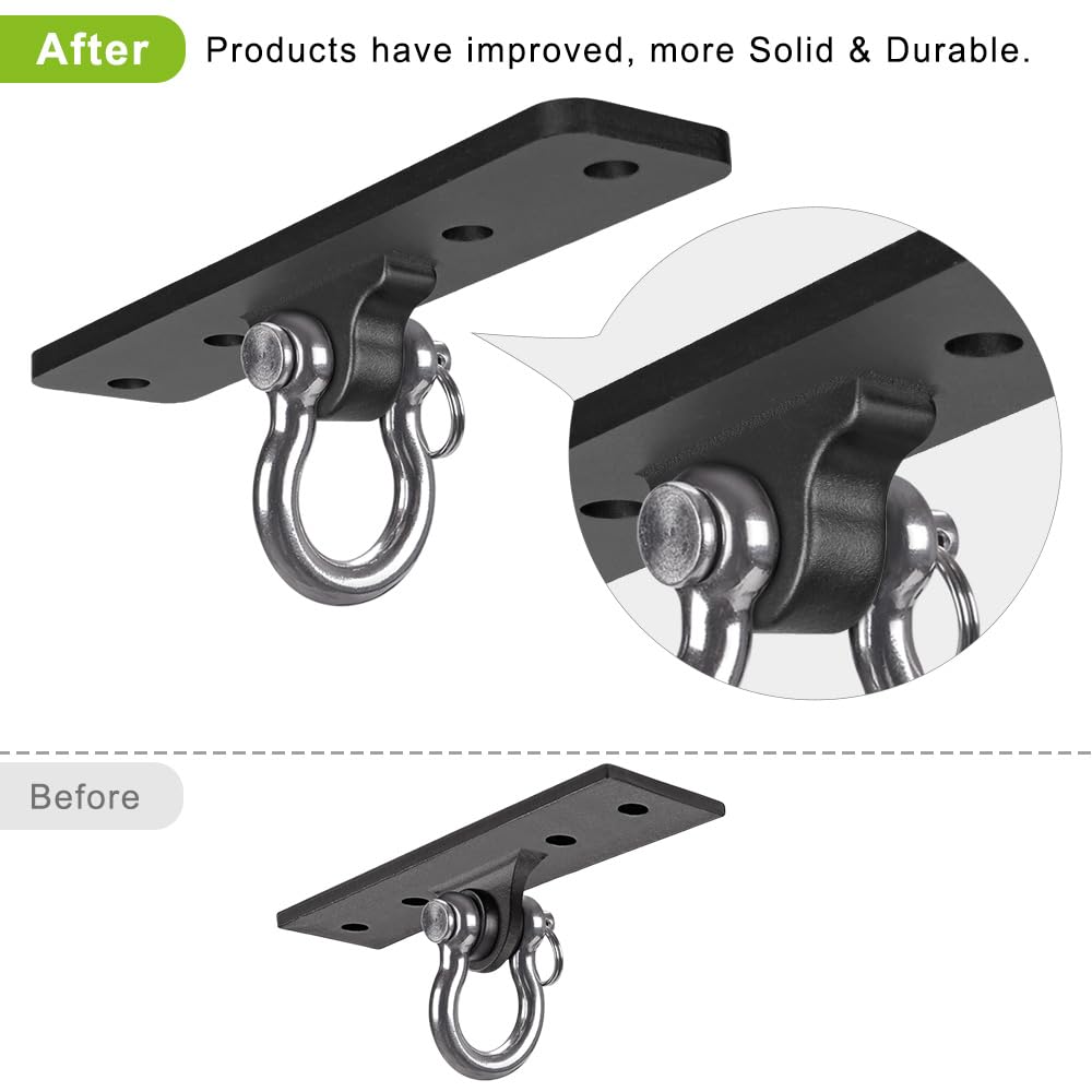 Dolibest thick metal base with four mount holes for stability.