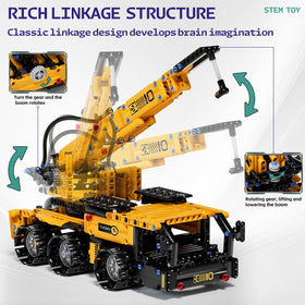 DOLIVE 5-in-1 bulldozer assembly for creative engineering practice